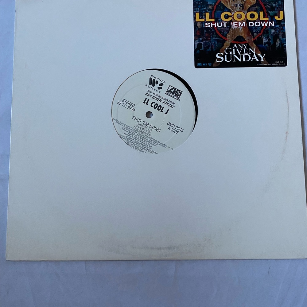 LL Cool J Vinyl Record shut em’ down Run DMC public enemy Rakim